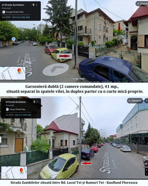 Floreasca, lacul Tei, Vacarescu